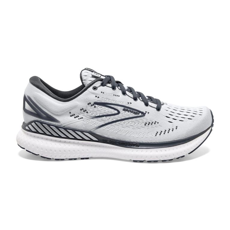 Brooks GLYCERIN GTS 19 Max Cushion Road Running Shoes Womens Online - Grey/Ombre/White (JCS078912)